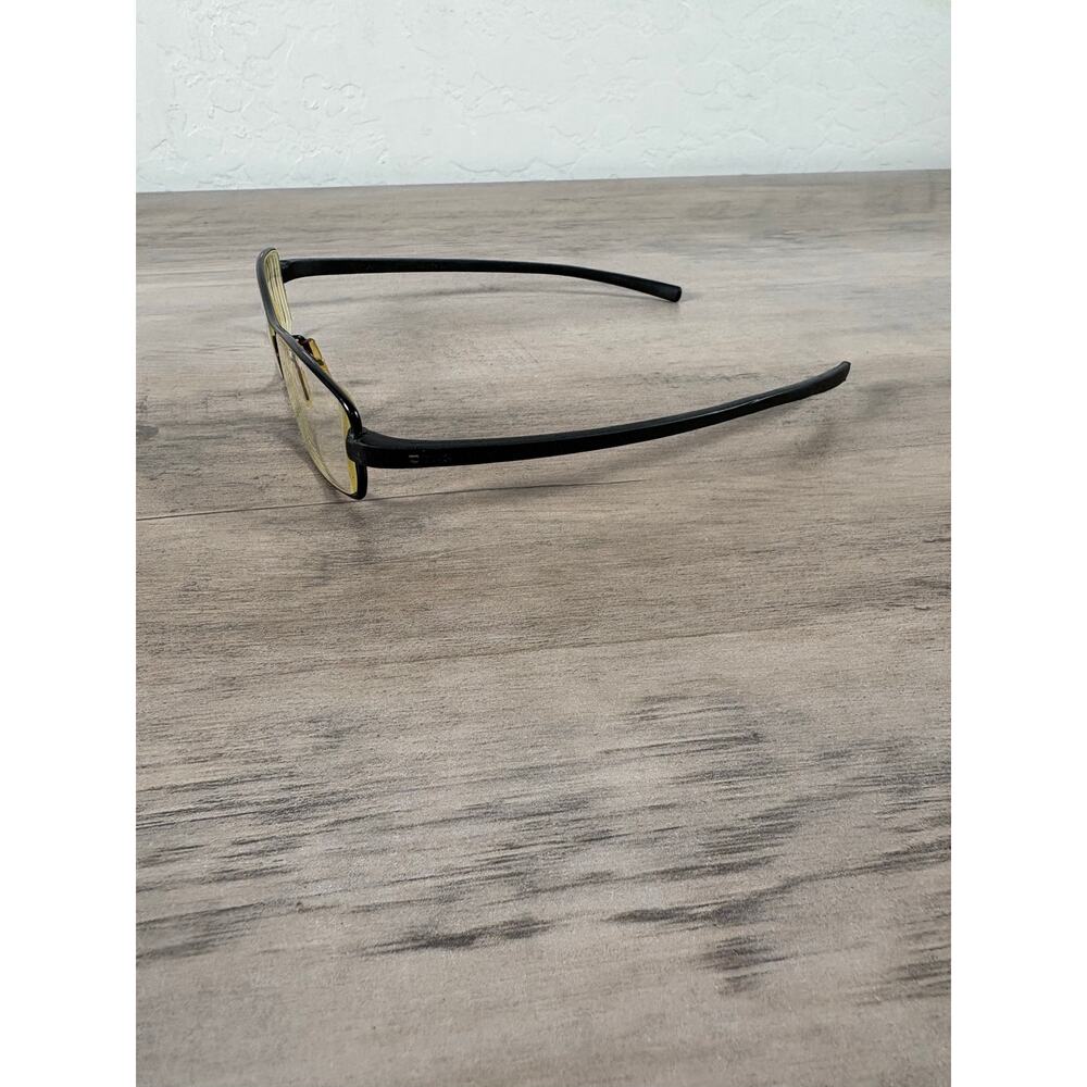 TAG Heuer 4606 136 TH 7001 001 50 15 Men's Eyeglasses Black Vintage EUC